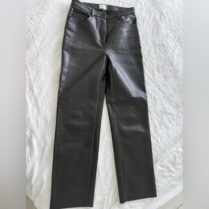 Aritzia Wilfred leather ankle pants